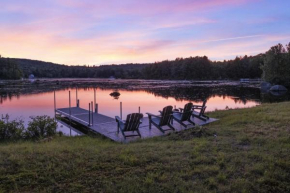 Lakefront Log Cabin on 2 acres